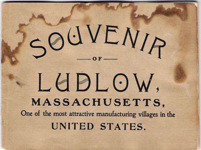 Cover of pamphlet titled "Souvenir of Ludlow"